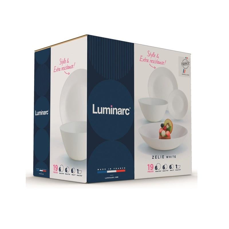 Столовый сервиз Luminarc Zelie V3792 19 пр. (114140) - фото 2 Столовый сервиз Luminarc Zelie V3792 19 пр. (114140) - фото 2