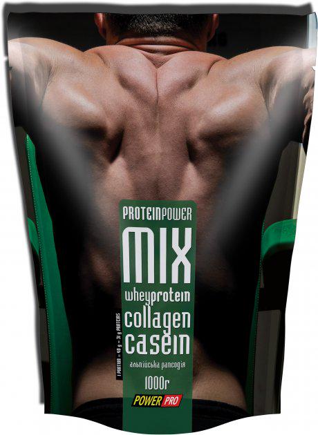 Протеин Power Pro Protein Mix 1000 г 25 порций Альпийские травы - фото 1