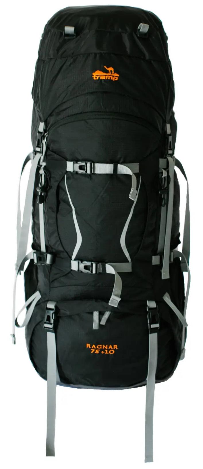 Рюкзак туристический Tramp Ragnar 75+10 Black (UTRP-044-black)