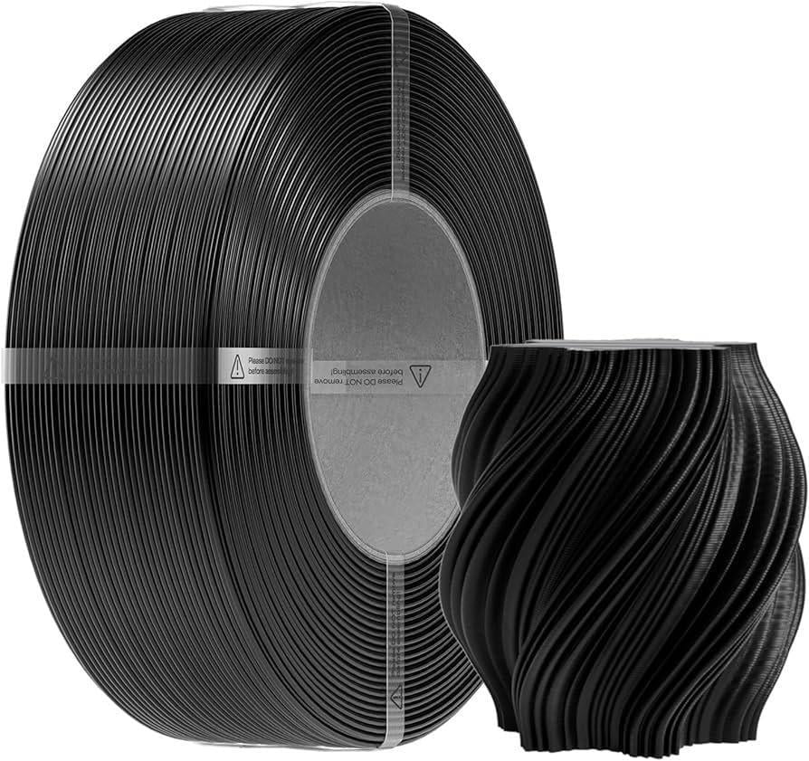 Пластик Creality PETG Refill 1 кг 1,75 мм без катушки Черный (2859328647)