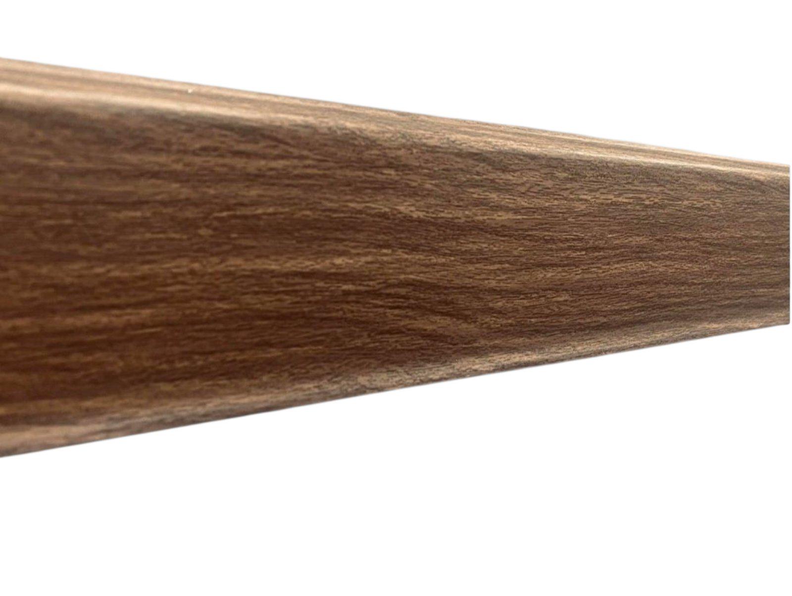 Плінтус КСК Система ПВХ 80х22х2200 мм Горіх 291