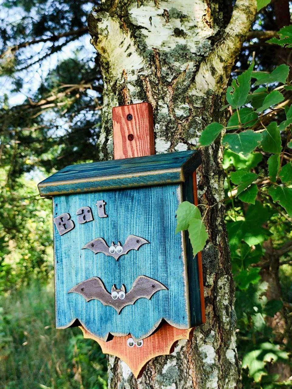 Дом для летучих мышей Сибелла подвесной 30х20х6,5 см Темно-Синий - фото 5 Дом для летучих мышей Сибелла подвесной 30х20х6,5 см Темно-Синий - фото 5