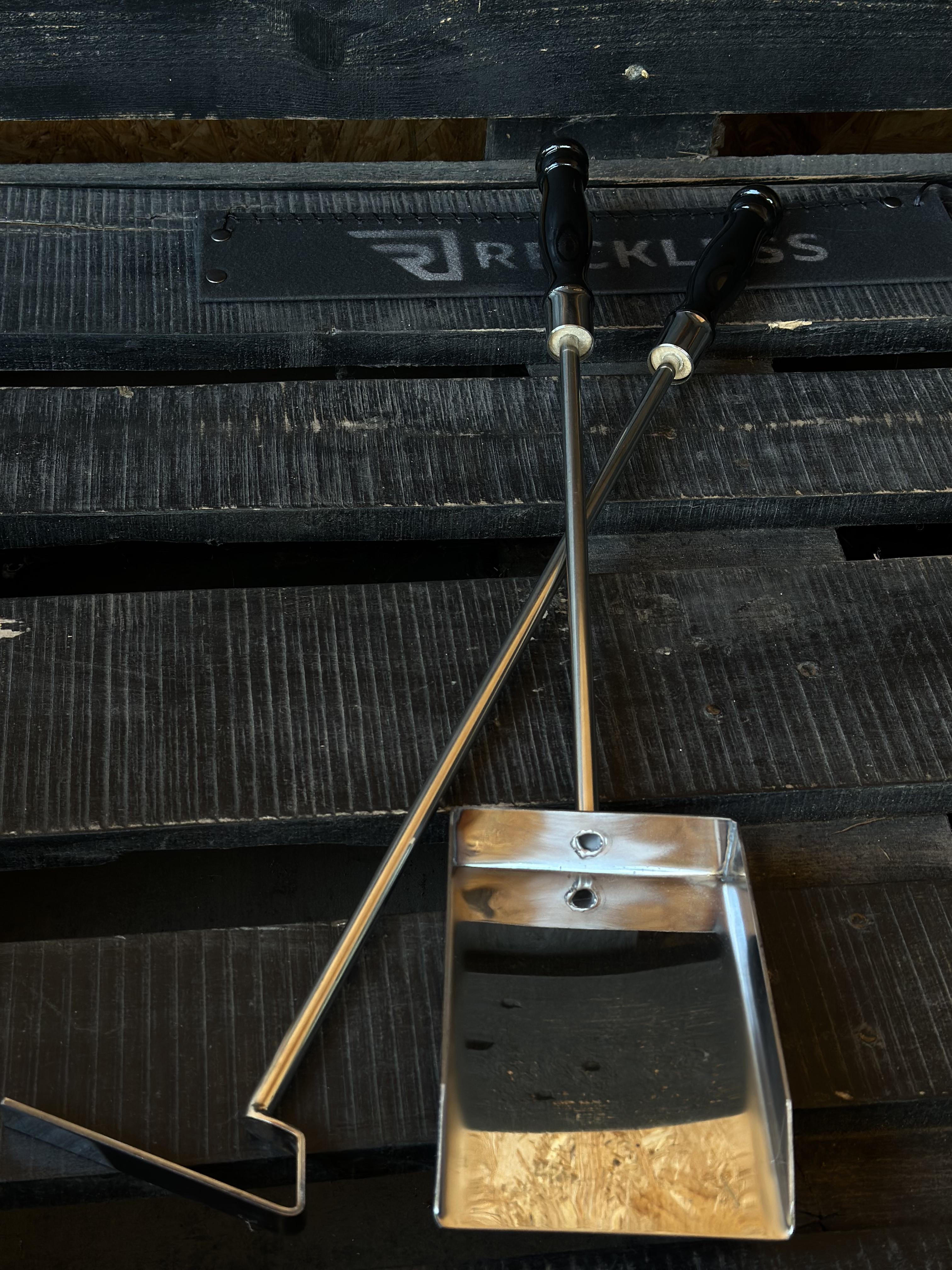 Кочерга совок Reckless Vavilon нержавіюча сталь із дерев'яною ручкою 650 мм - фото 11 Кочерга совок Reckless Vavilon нержавіюча сталь із дерев'яною ручкою 650 мм - фото 11