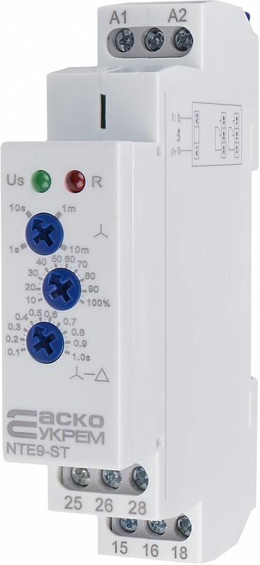 Реле времени Аско NTE9-ST 16А 12-240В AC/DC 1с-10мин (A0010240010) - фото 3