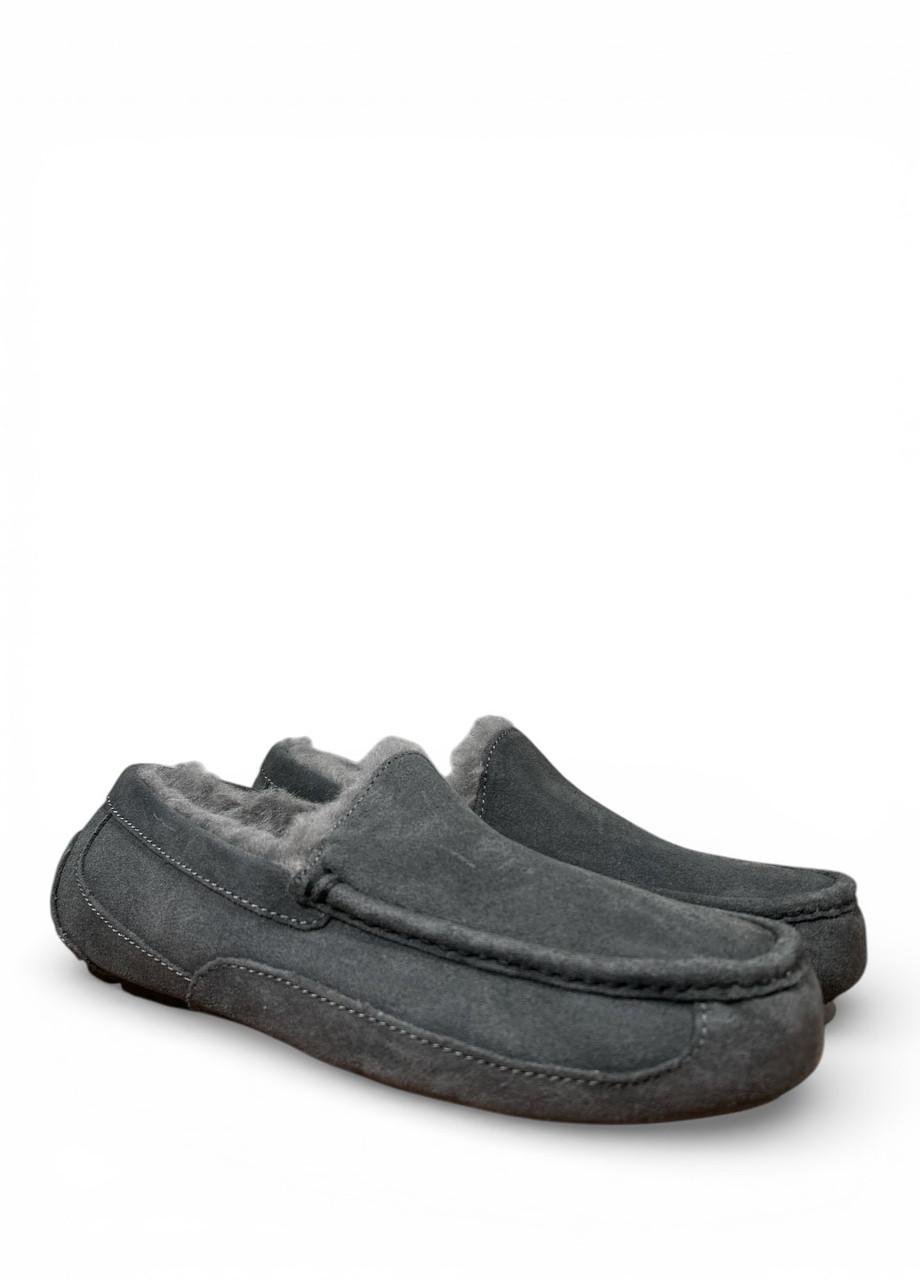Мокасины мужские UGG Ascot s/n 1016593 р. 42/USA 9/27 см Серый (31301979)