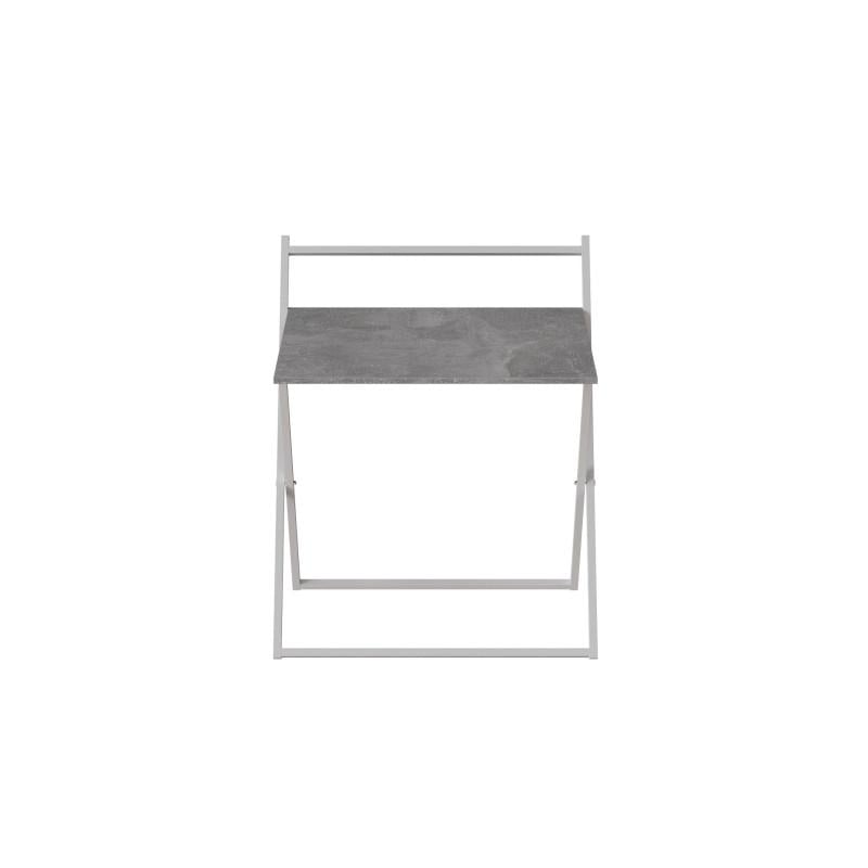 Стол трансформер Ferrum-decor Kompakt 1 металл/ДСП 16 мм Белый/Бетон (FRD-104689)