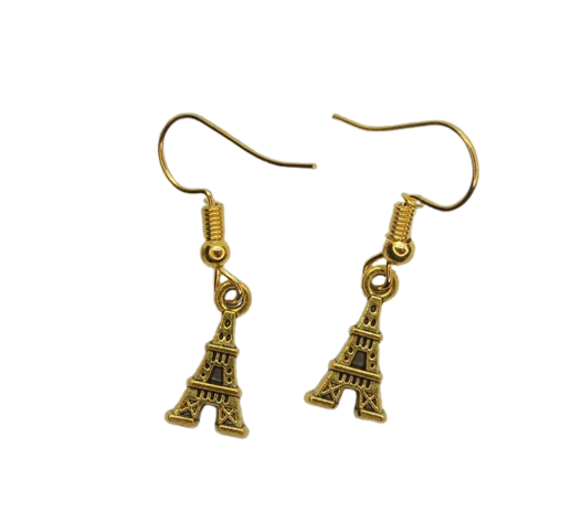 Серьги Jewelry Liresmina Ейфелева башня 3,1 см Золотистый