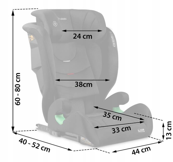 Автокрісло дитяче Nukido Louis Isofix 15-36 кг Чорний (710010) - фото 10 Автокрісло дитяче Nukido Louis Isofix 15-36 кг Чорний (710010) - фото 10