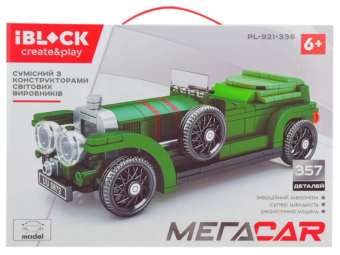 Конструктор Iblock МегаCar Ретро автомобиль 356 дет.