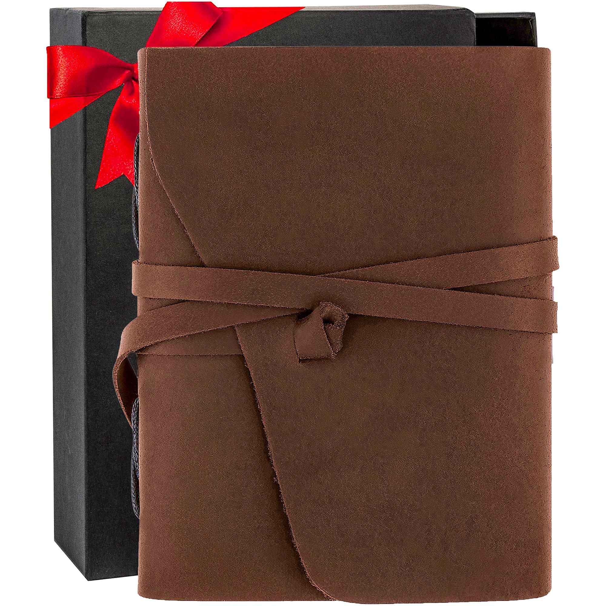 Блокнот ручной работы Comfy Strap B6 в линию из кожи Crazy Horse с подарочной упаковкой Коричневый Блокнот ручной работы Comfy Strap B6 в линию из кожи Crazy Horse с подарочной упаковкой Коричневый