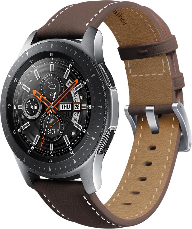Ремешок кожаный Folsa для Galaxy Watch 46 мм Dark Brown (31541-05)