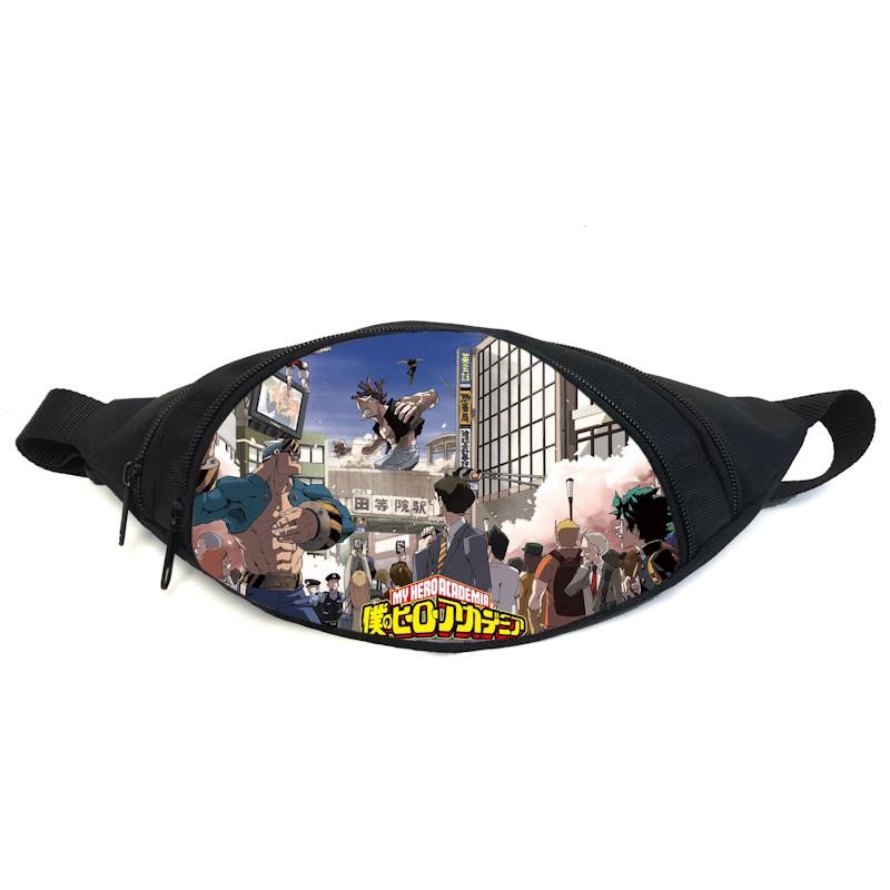 Поясна сумка-бананка Cappuchino toys Моя геройська академія GB BNHA 039 Чорний (2087115714)