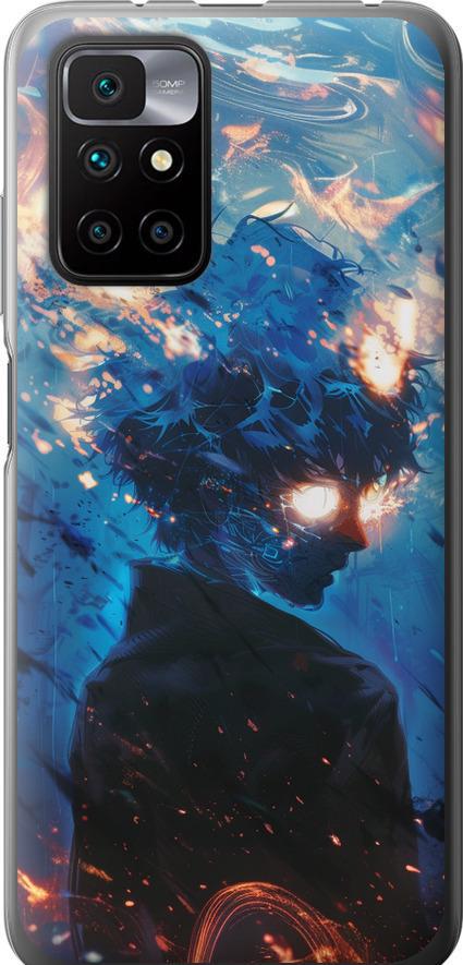 Чехол на Xiaomi Redmi 10 Сатору Годжо (6129u-2488-42517)