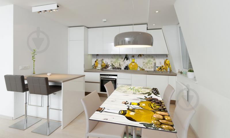 Наклейка виниловая на стол Zatarga «Оливковое масло» 600х1200 мм Z180508st