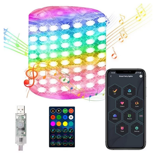 Гирлянда RGB на 100 светодиодных лампочек 10 м (D00234-1) - фото 11