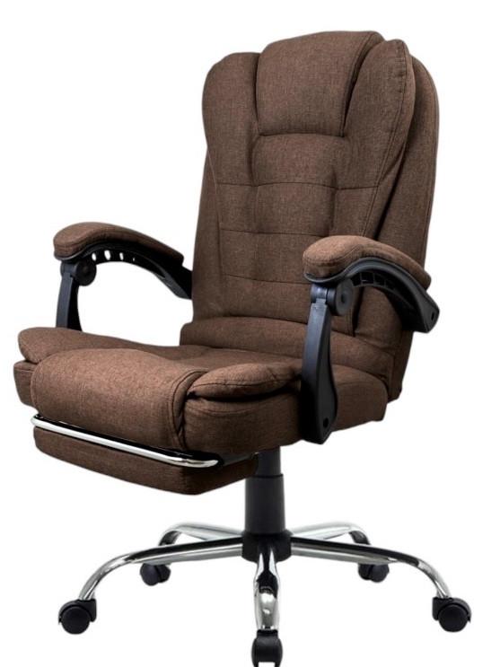 Офисное кресло BOSS КО22 Premium с подножкой Коричневый (17213) - фото 2 Офисное кресло BOSS КО22 Premium с подножкой Коричневый (17213) - фото 2