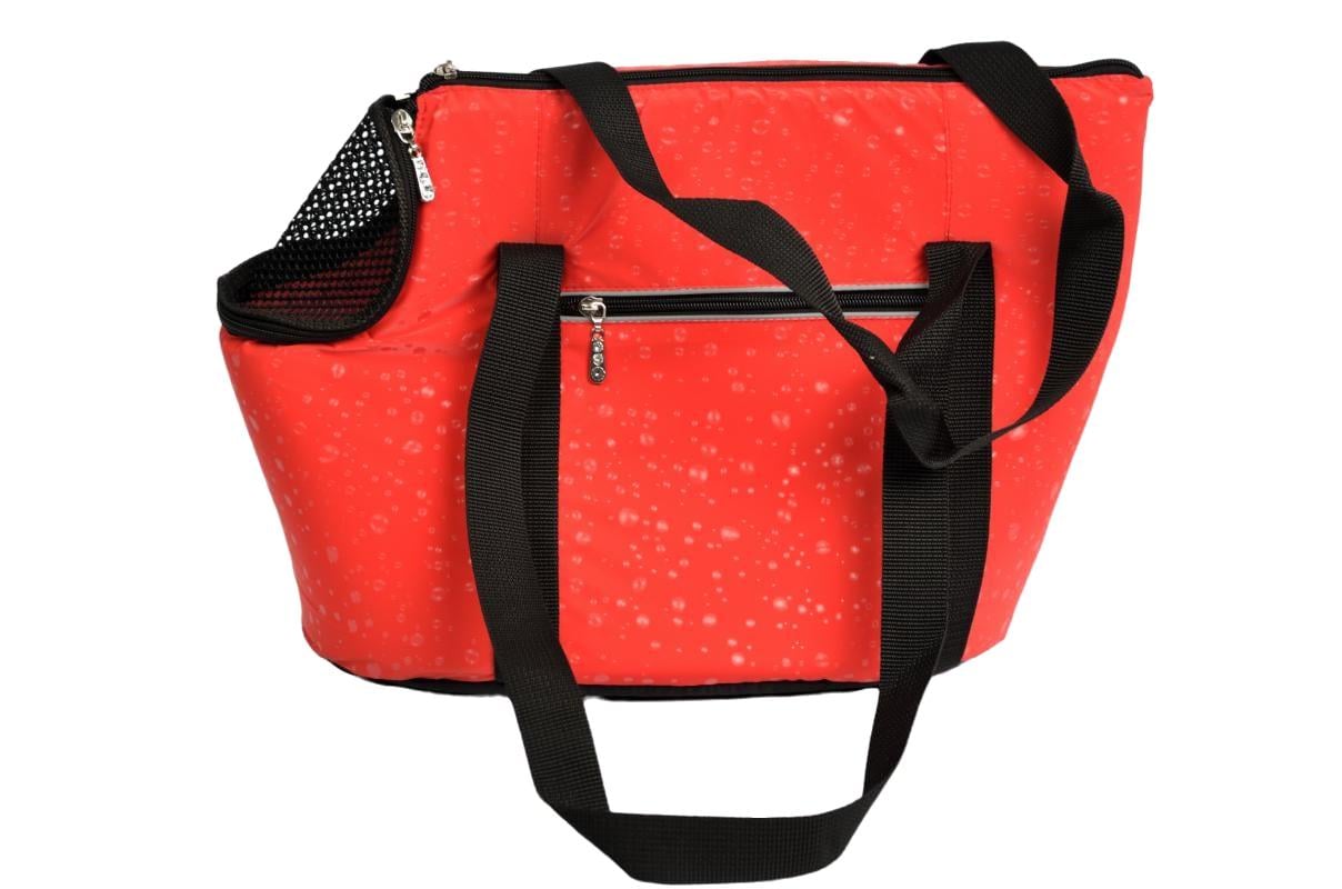 Сумка-переноска Zoobaza 304561 23х43х31 см Червоний