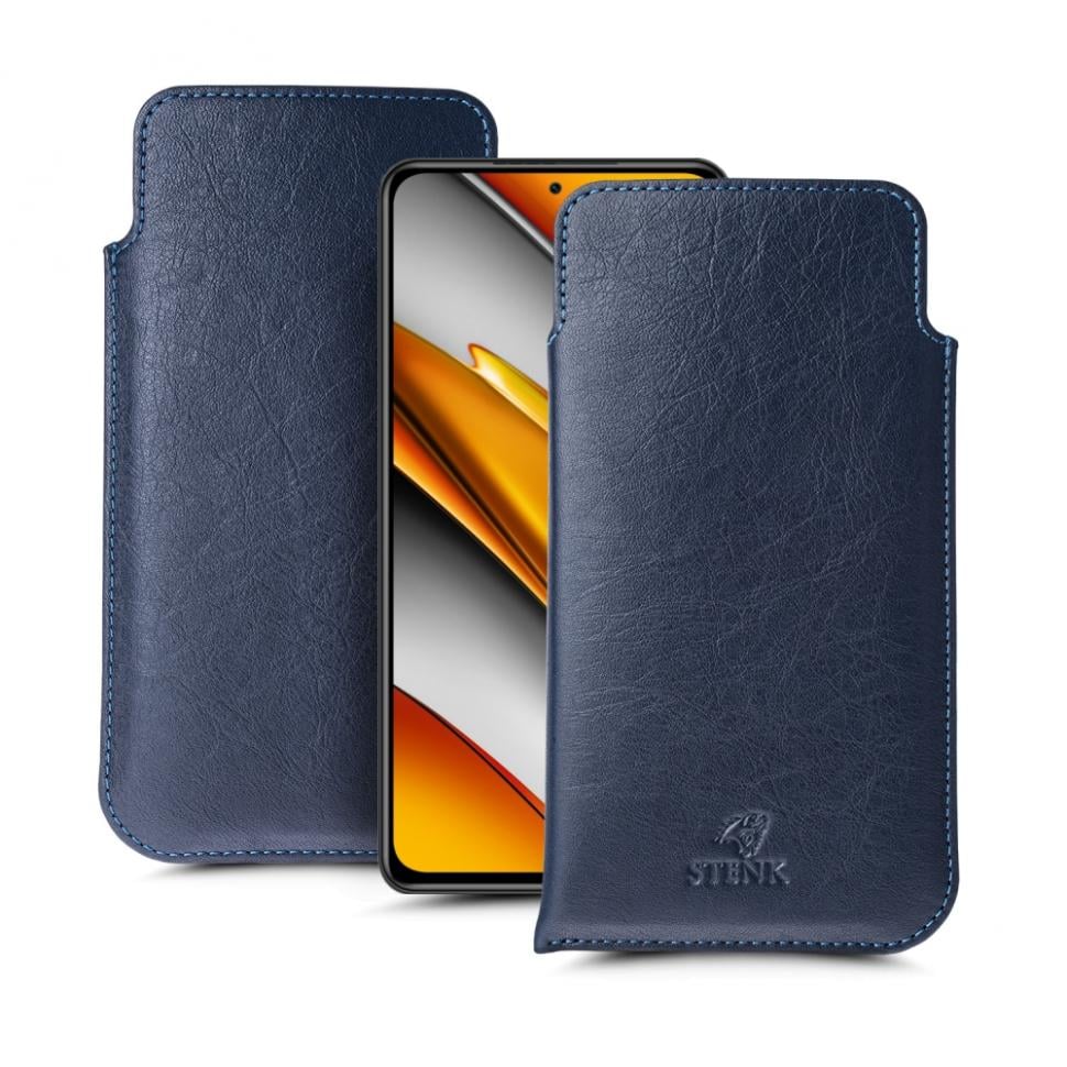 Футляр Stenk Elegance для Xiaomi Poco F3 Синій (68973) Футляр Stenk Elegance для Xiaomi Poco F3 Синій (68973)