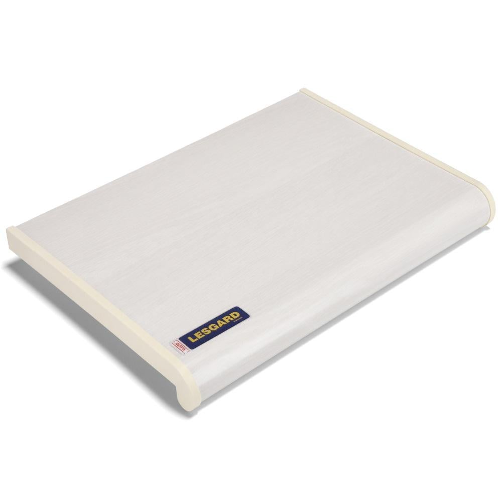 Подоконник отрезной LESGARD дерево белое ПВХ 400 мм