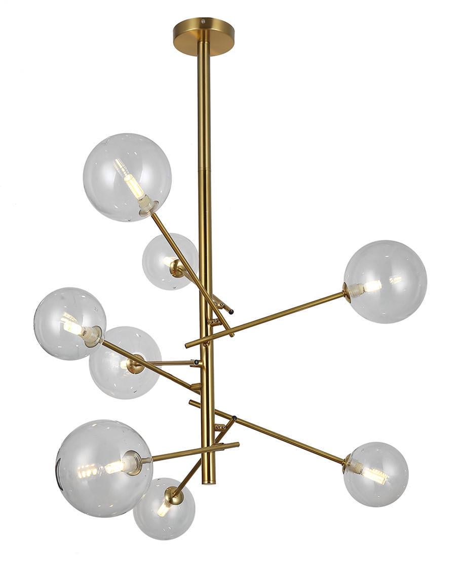 Люстра 761LLP01-8 BRZ+CL (2422747135)