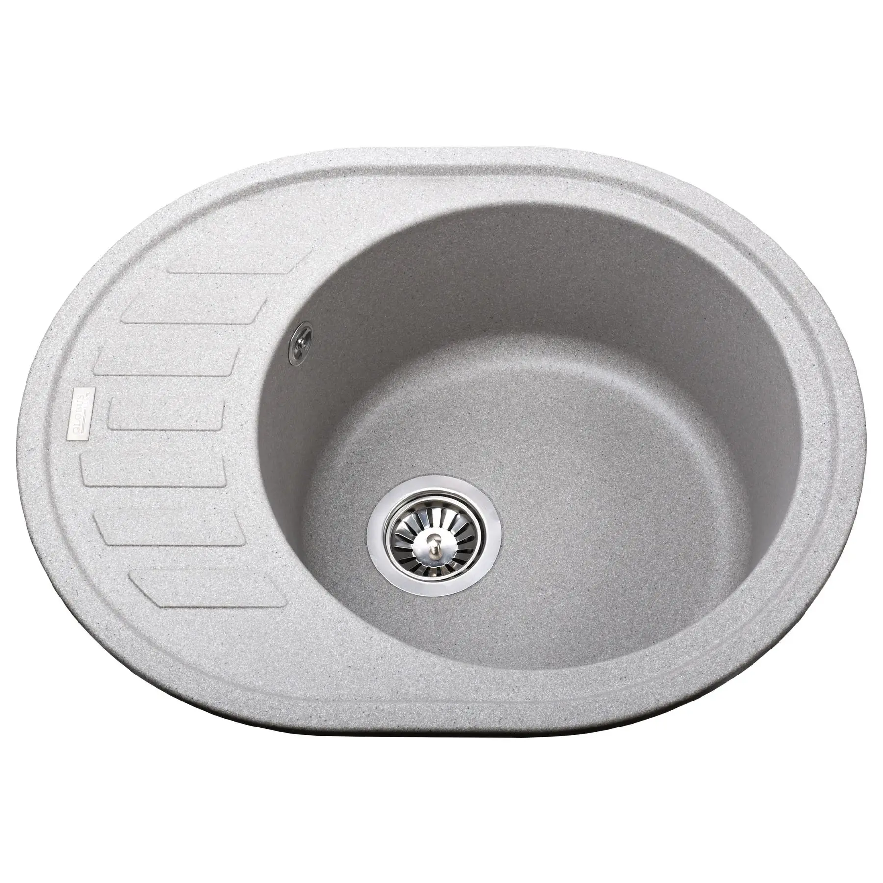Мойка для кухни гранитная Globus Lux ARNO А0005 620x500 мм Серый камень (000007598)