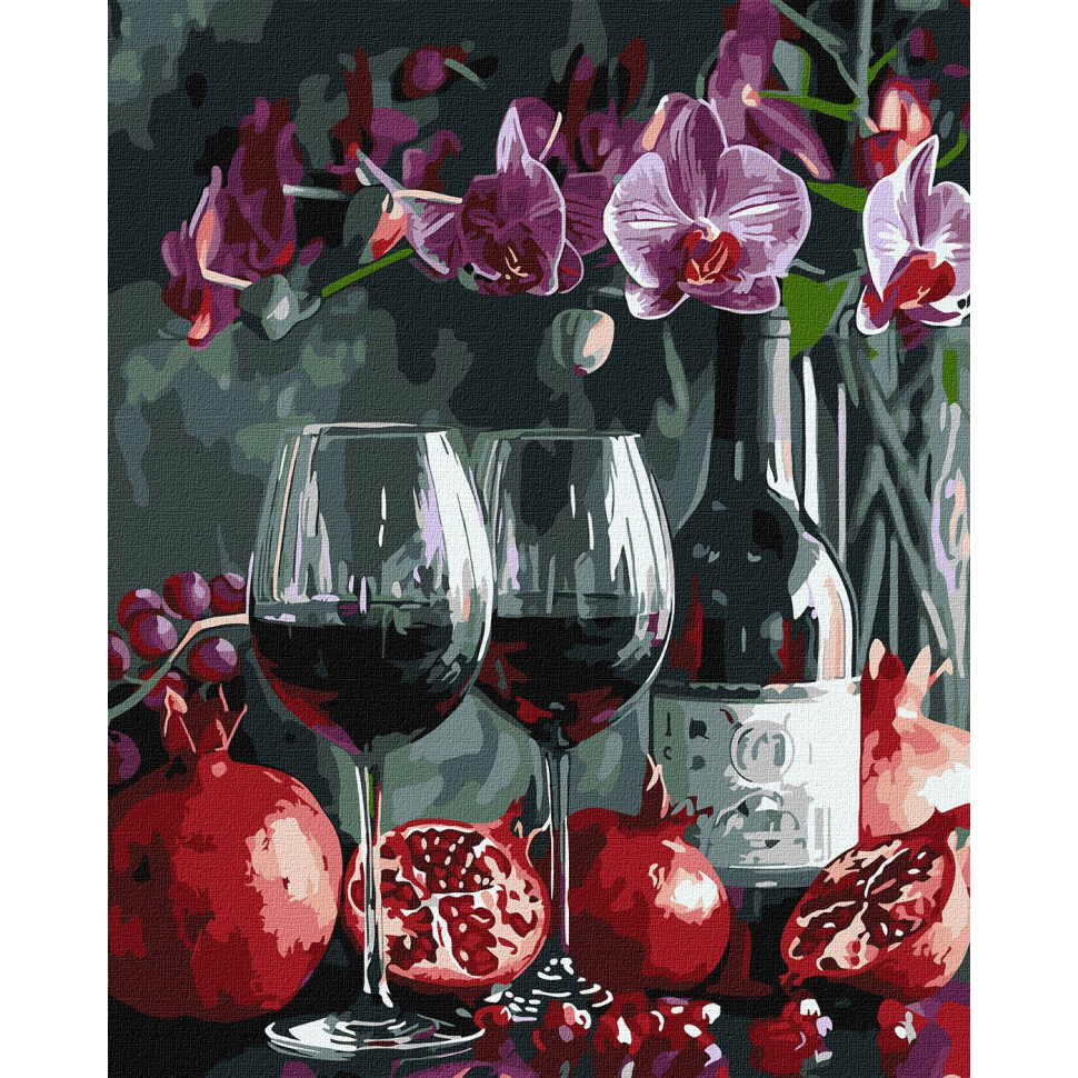 Картина за номерами Ideyka Цвітіння орхідей KHO5700 40x50 см (RLT50641)