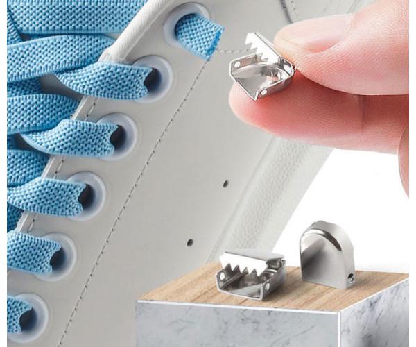 Фіксатори на шнурки 4 шт. Black - фото 2