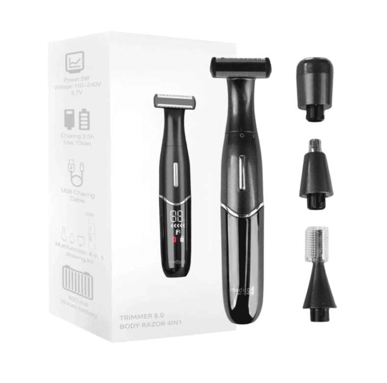 Тример акумуляторний MEDICA+ Trimmer 8.0 4в1 водонепроникний 600 mAh (33147568)