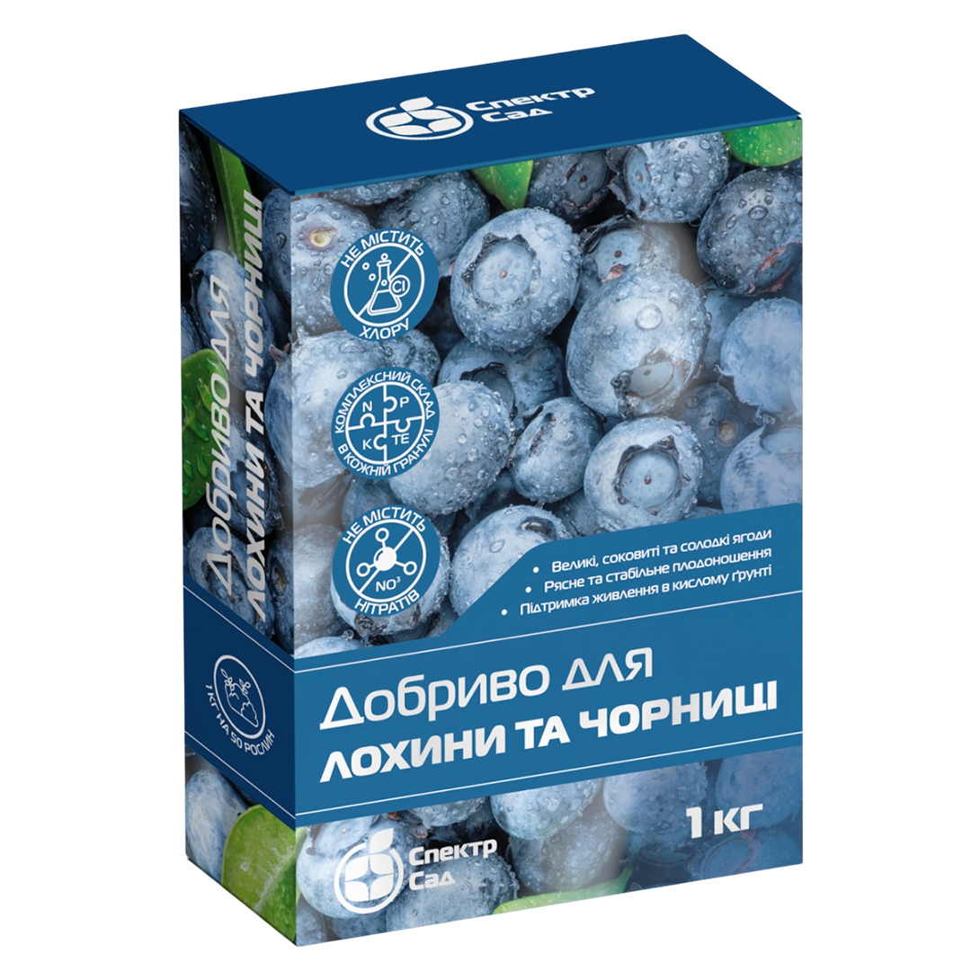 Удобрение гранулированное для голубики и черники Спектр Сад 1 кг (K51003)