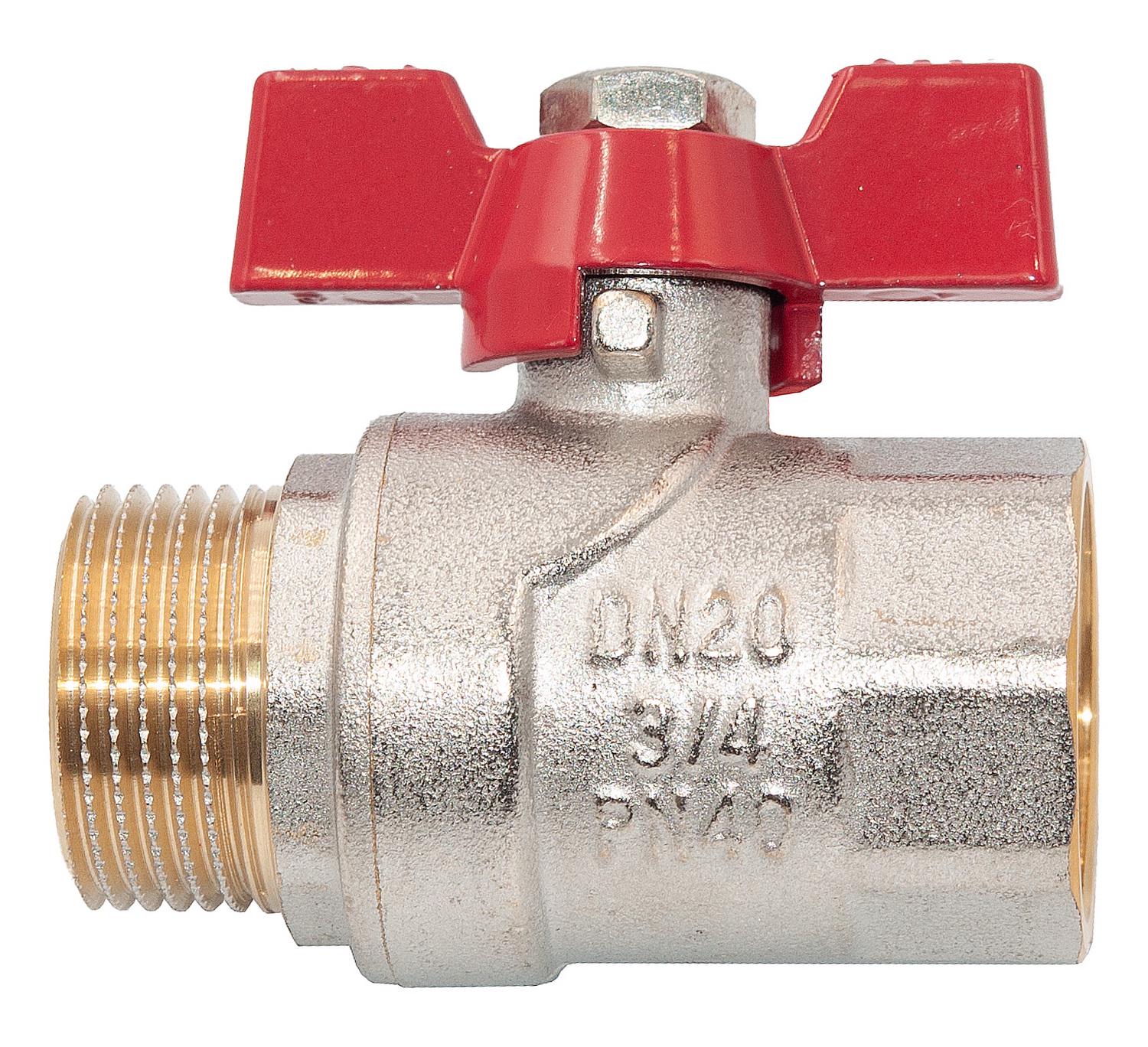 Кран кульовий Raftec RED PN40 ВН 3/4" метелик (CBB-02) Кран кульовий Raftec RED PN40 ВН 3/4" метелик (CBB-02)