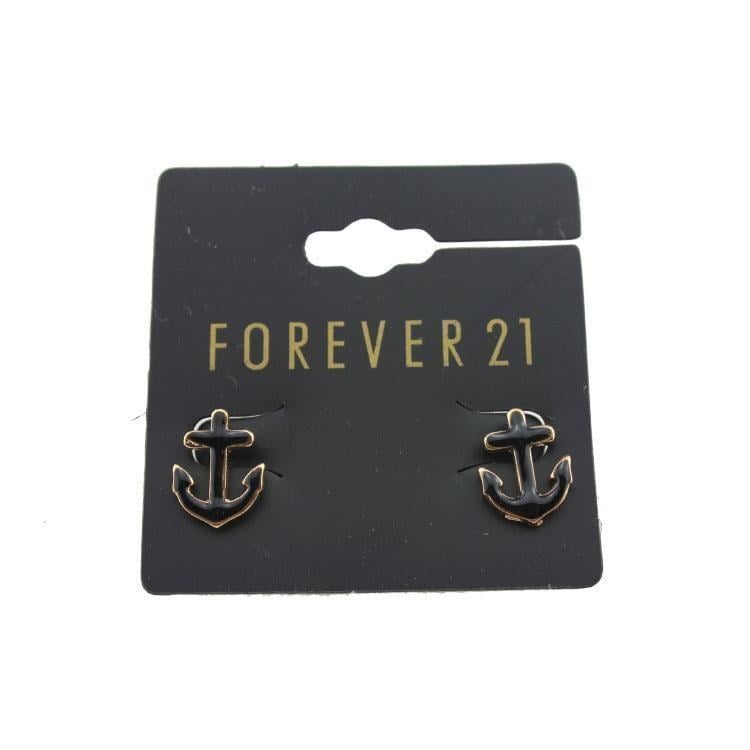 Сережки-гвіздки Forever 21 Якорі Чорний (4C-1163-Ч) Сережки-гвіздки Forever 21 Якорі Чорний (4C-1163-Ч)