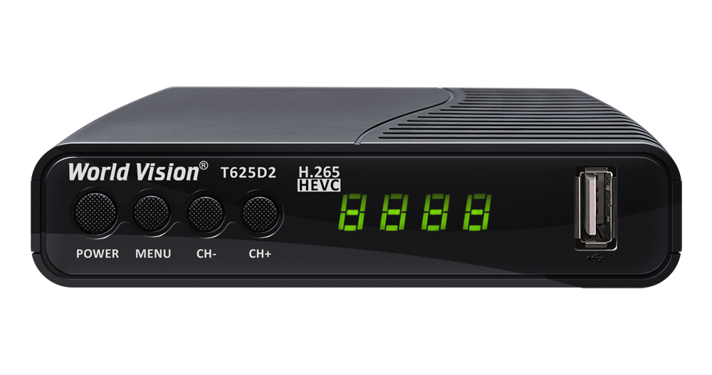 ТВ-ресивер DVB-T2 World Vision Т625D2 (00189)