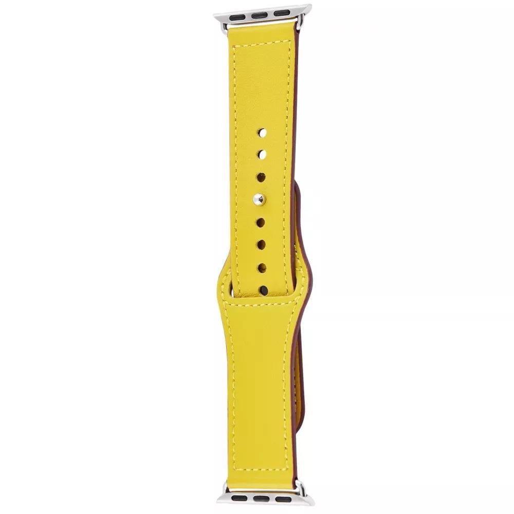 Ремешок Colourful Leather для смарт-часов PRC Apple Watch 38/40/41 мм Yellow (13925442) Ремешок Colourful Leather для смарт-часов PRC Apple Watch 38/40/41 мм Yellow (13925442)