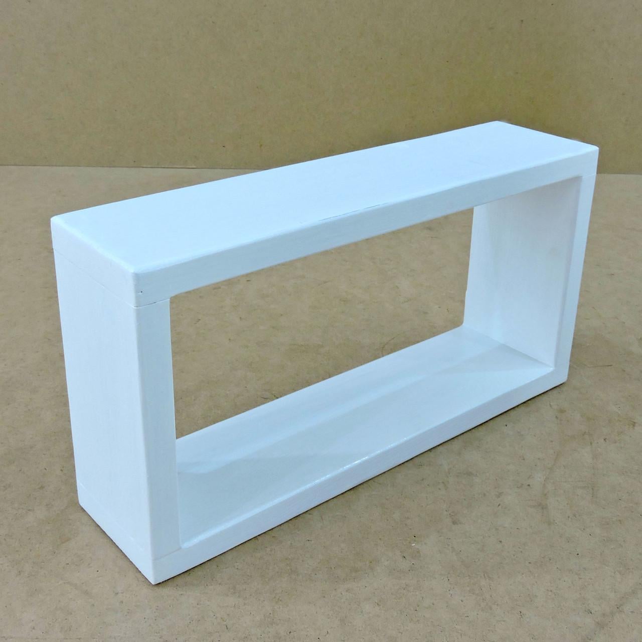 Полка настенная из дерева Алмас 20х39 см Зефир (НСП-391620)