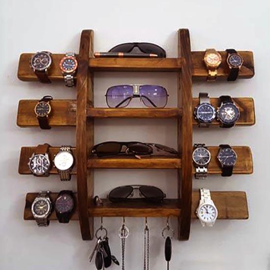 Органайзер для браслетов и часов из дерева Калимар Латте (ПБЧ-005016)