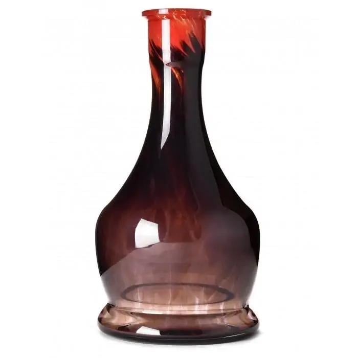 Колба для кальяна Drop Karma из стекла под уплотнитель Красная дымка