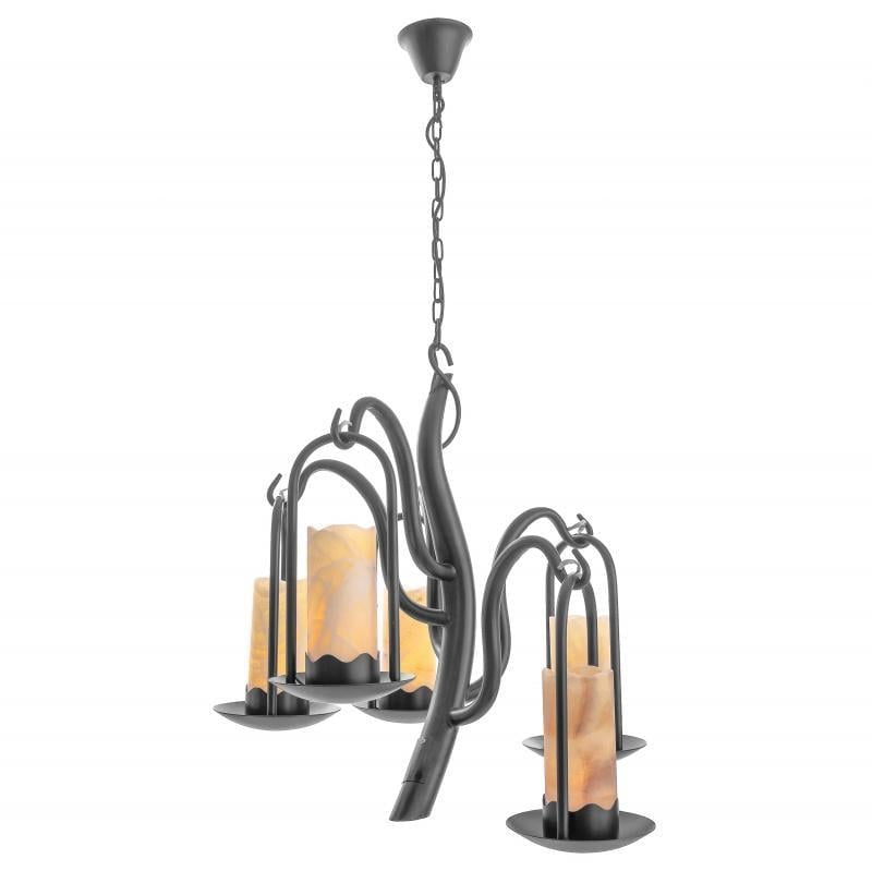 Люстра подвесная кантри Brille BKL-225S/5 E27 на 5 плафонов