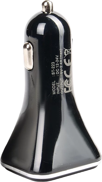 Автомобильное зарядное устройство Sertec ST-223 USB Черный (27752)