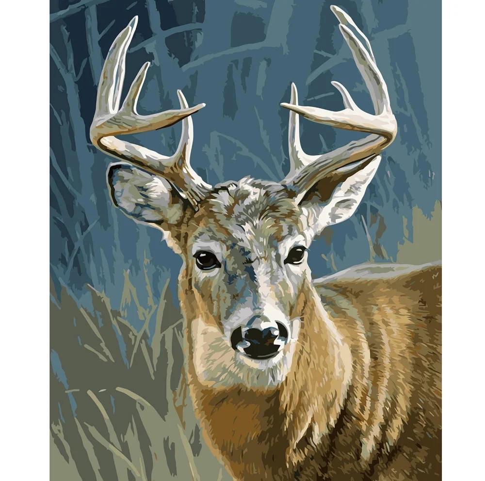 Картина по номерам Strateg Олень 40x50 см (VA-2797)