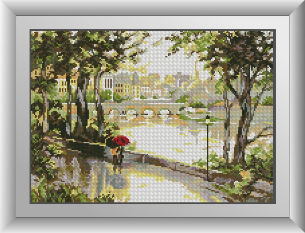 Алмазная мозаика Dream Art Прогулка в Париже 32x45 см (DA.30328)