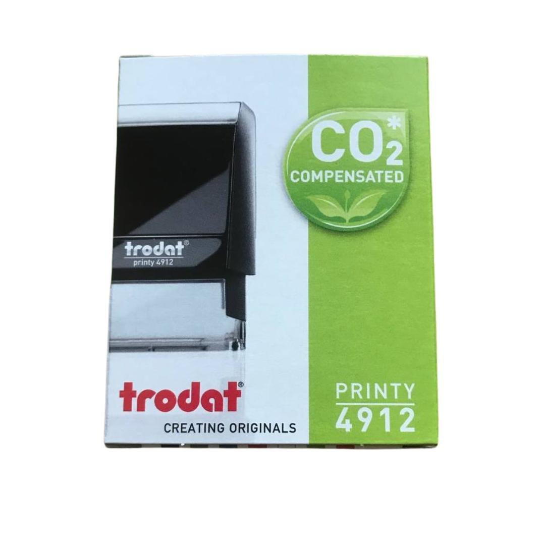 Штамп "Медогляд пройшов до рейсу допущено" на автоматическом оснащении Trodat 4912 47х18 мм Красный (2701973574) - фото 3