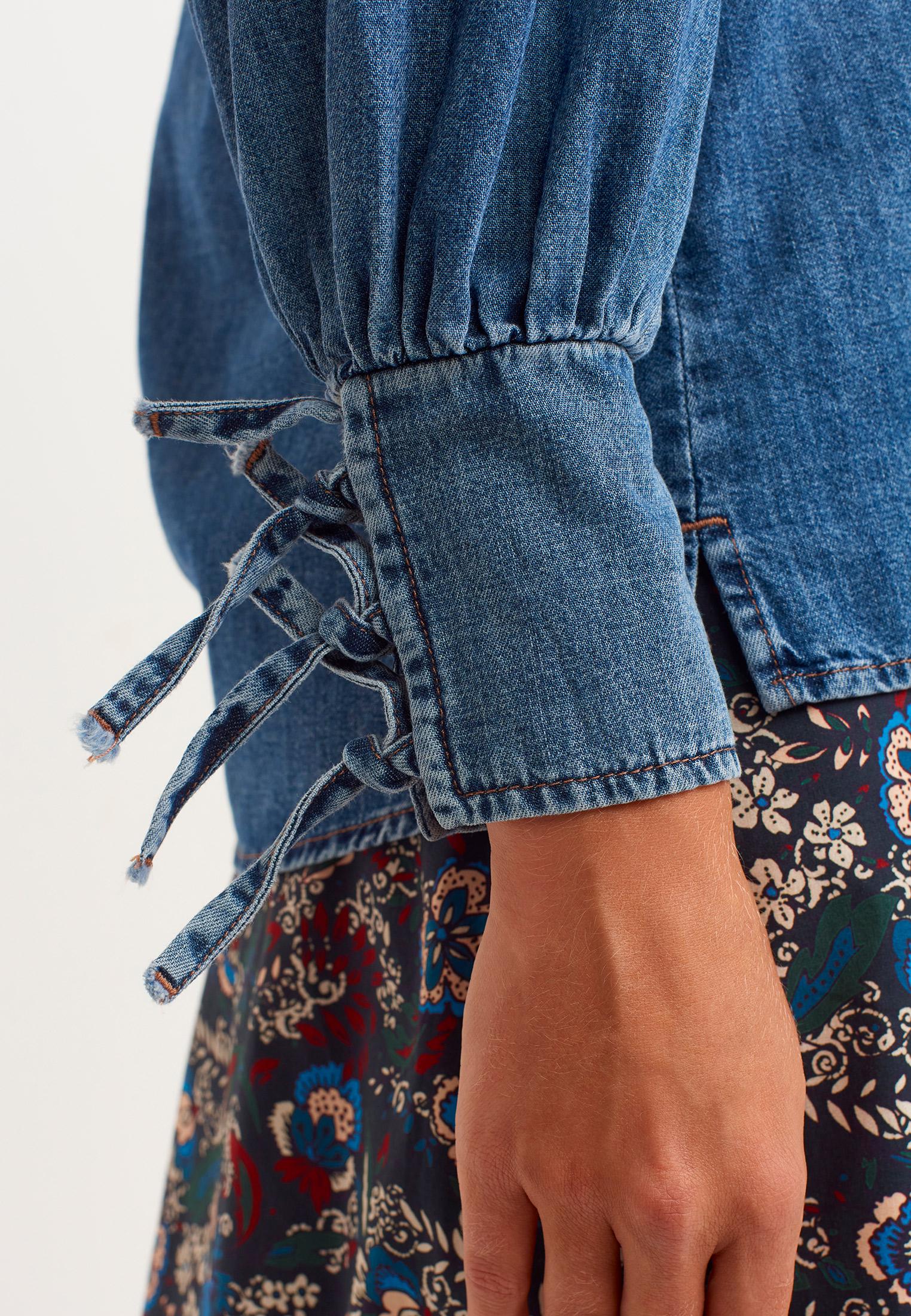 Рубашка женская Oxxo ox-gale XS Синий - фото 5 Рубашка женская Oxxo ox-gale XS Синий - фото 5