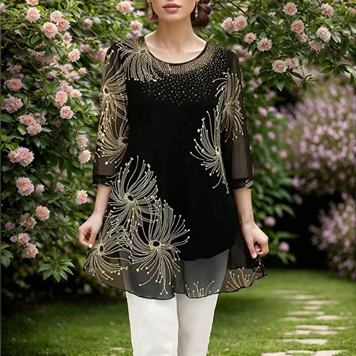 Блуза женская ХL (C01760-2) - фото 2 Блуза женская ХL (C01760-2) - фото 2