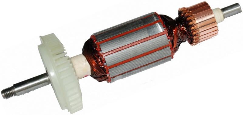Якорь болгарки Bosch GWS11-125/AEG WS8-115 167x35 мм посадка 8 мм (1604010A21)