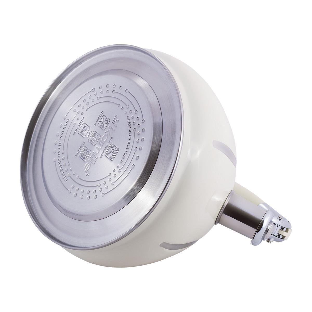 Чайник зі свистком Kamille KM-0691А із нержавіючої сталі 3 л Бежевий (150-84-0691А.1) - фото 6 Чайник зі свистком Kamille KM-0691А із нержавіючої сталі 3 л Бежевий (150-84-0691А.1) - фото 6