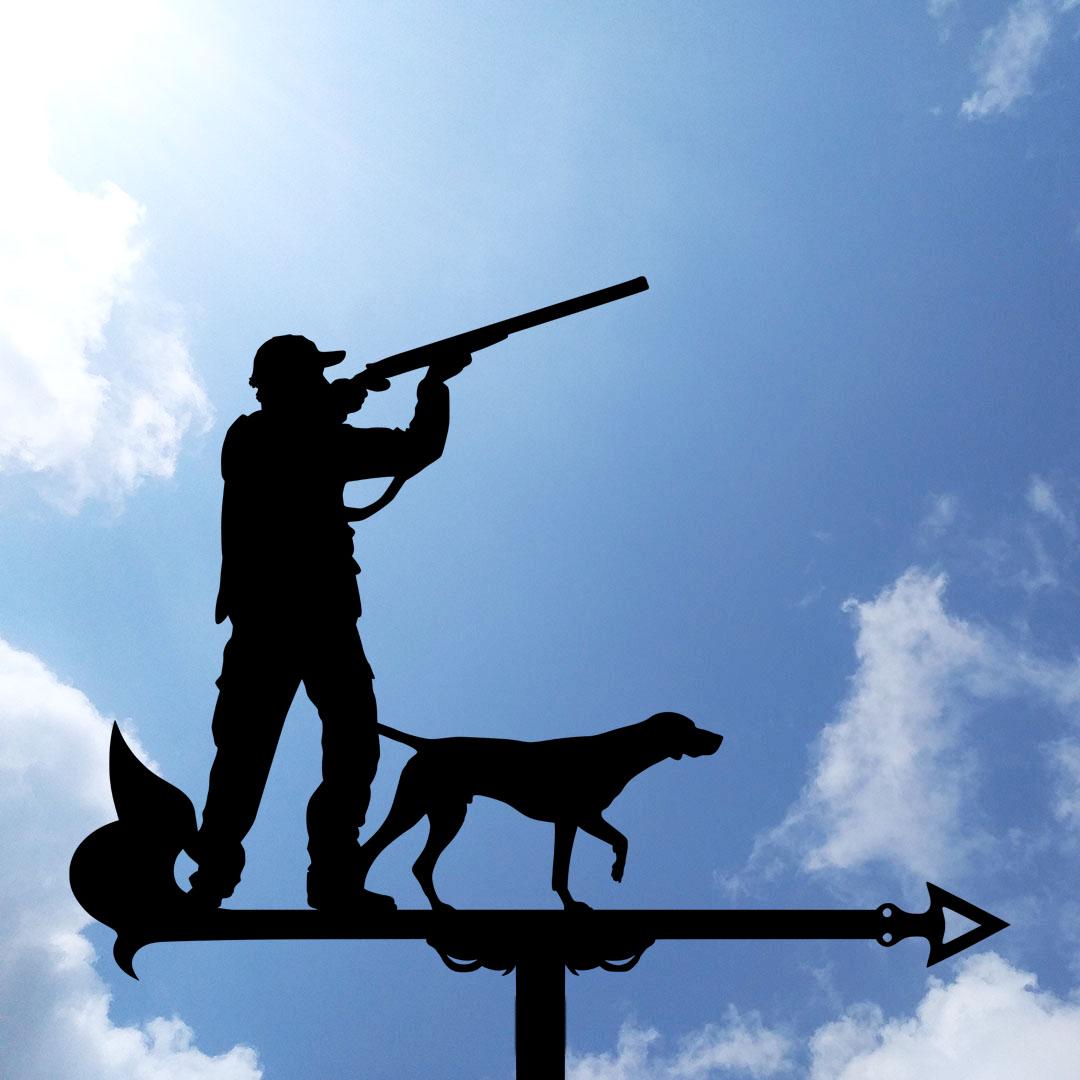 Флюгер на дом Мысевец с собакой №2 (27685012)