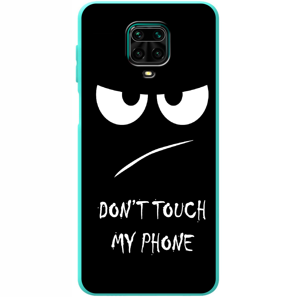 Чехол Boxface Xiaomi Redmi Note 9S Don't Touch my Phone Мятный силикон (39475-up535-39917)
