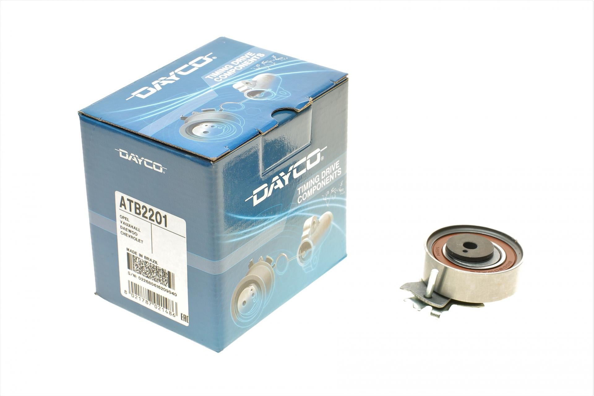 Ролик ГРМ DAYCO ATB2201 Opel Astra F/G/Corsa A/B/Vectra 1.2-1.6 натяжной 59х19 мм