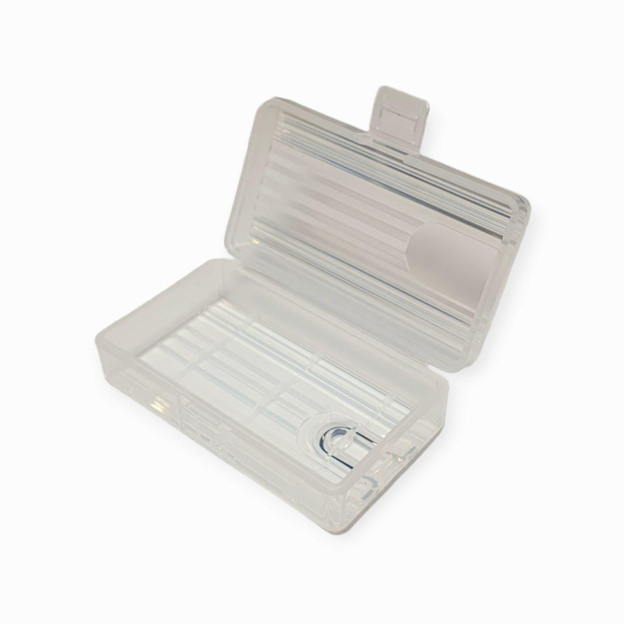 Бокс Quantum QM-OC1020 с вешалкой для 2-х аккумуляторов Прозрачный (18650)