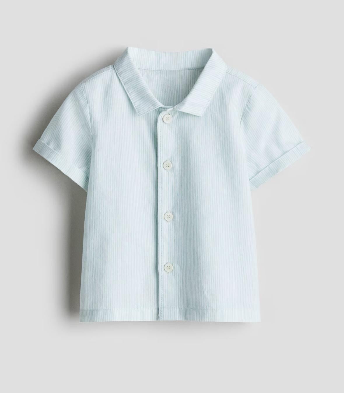 Рубашка для мальчика H&M 104 см Голубой (002240)